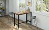 Bar Table Industrial Table Dining Table With Metal Frame for Kitchen 120*60*90cm