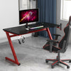 Gaming Desk Computer PC Table Workstation w/ Headphone Hook & Cup Holder Office