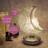 Desire Aroma Lamp Silver Moon Electric Wax Melt Oil Burner Light Lamp Bedside UK