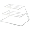 Kitchen Dish Drainer Cup and Dish Organizer 2 Tier Dish Rack Durable Iron Art UK