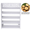 5 Tiers Shoe Rack Storage Shelf Display Stand Organiser Unit Cabinet White UK