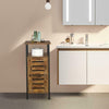 Small Storage Cabinet Modern Bathroom Furniture Cabinet Cupboard Shelf