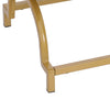 3ft Hallway Bedroom Bench Velvet Padded Metal Leg Dining Bench Home Furniture