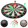 Full Size 15 Inch Dart Board For Adults Or Kids Magnetic Dart Dartboard Game