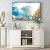 White 43 in TV Stand Cabinet with 2 Doors and Shelves Sideboard for Living Room