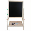 2 in1 Kid Easel Standing Dual Sided Blackboard Whiteboard Art Chalk Board Gift