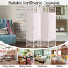 4/6 Panels Wooden Room Divider Folding Privacy Screen Space Separator Partition