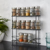 3 Tier Spice Rack Herb Jar Organiser Shelf Free Standing Kitchen Storage Stand