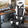 JL Comfurni Racing Gaming Home Office Chair Swivel Sports Computer Desk Recliner