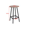 Bar Table Wooden Round High Seat Industrial Breakfast Dining Bistro Cafe Table