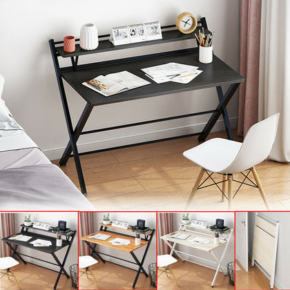 Foldable Computer Desk Folding Laptop PC Table Home Office Study Gaming