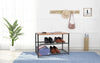 3 Tier Shoe Rack Bench Organiser Stand Storage Shelving Seat Unit Home Hallway