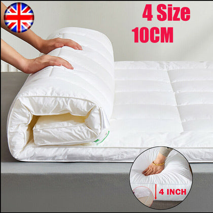 10cm Hotel Quality Luxury Anti-Allergy Soft Touch Extra Thick Mattress Topper