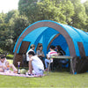 Portable Large 8-10 Man Camping Tent Family Group Outdoor Hiking Travel Room UK