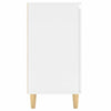 Slim Hallway Cabinet Cupboard Modern Side Table Console Narrow Unit White Small