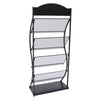 Freestanding Metal Magazine Rack 4 Layers Document File Holder Storage Organiser