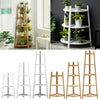 Bamboo Wood Shelves 3/4/5Tier Corner Ladder Shelf Bookcase Plant Stand Rack Unit