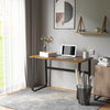Industrial Writing Desk Simple Study Desk Metal Legs Home Office Workstation