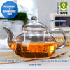 Stove Microwave Safe Anti-Explosion Glass Teapot 800/1000ml with Glass Filter