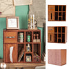 Retro Wall/Desktop Wooden Drawers Storage Cabinet Organiser Cosmetic Jewelry Box