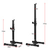 OneTwoFit Power Rack Squat Stand Heavy Duty Bench Press Barbell Gym Home Fitness