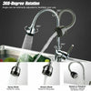 Kitchen Taps 360° Swivel Pull Out Spray Head Basin Mixer Sink Tap Chrome Faucet