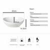 Bathroom Vanity Wash Basin Sink Countertop Oval Ceramic Wash Bowl 400 x 330 UK