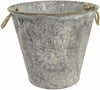 Round 41cm Covent Garden Mulberry Tree Galvanised Zinc Metal Plant Planter Pot