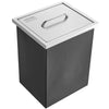 14"x12"x18" Drop in Ice Chest Ice Cooler Ice Bin Stainless Steel w/Cover