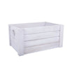 White Grey Wooden Crates Retail Display Shelve Storage Box Gift Hamper