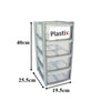 PLASTIC STORAGE DRAWERS DRAW TOWER UNIT MINI DESKTOP / LARGE HOME SCHOOL