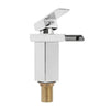 Modern Bathroom Basin Sink Tap Monobloc Mixer Taps Faucet Waterfall Chrome Brass