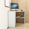 Corner Computer Desk Wooden Desktop Table 2 Shelf PC Laptop Gaming Workstation