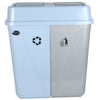 Rubbish Waste Bin Recycling Dual Compartment 100L