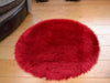 Small Plain Circle Round Circular Circles Soft Fluffy Fake Sheepskin Rugs Cheap