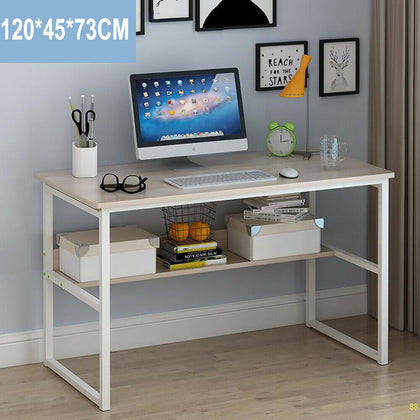Home Furniture Office PC Computer Desk Writing Table Workstation Wood Bookshelf