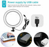 10" LED Ring Light with Stand for Youtube Tiktok Makeup Video Phone Selfie + USB