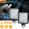 2X LED Work Light Bar Flood Spot Lights Driving Lamp Offroad Car Truck SUV 12V