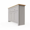 Sideboard Cabinet Furniture Storage Grey or Cream Cupboard 3 Doors 2 Drawers