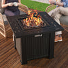 50,000 BTU Gas Fire Pit Table Firepit Patio Garden Burner Propane Fireplace