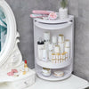 Rotatable Corner Shower Caddy Rack Storage Cabinet Soap Shelf Bathroom Organiser