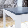 Classic Solid Wooden Grey Dining Table and Chairs Set 4 Seats Kitchen Furniture