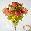 13 Heads Silk Peony Artificial Flowers Peony Wedding Bouquet Home Party Decor
