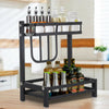 2-3 Tiers Kitchen Spice Rack Kitchen Storage Organizer Bottle Stand Shelf Holder