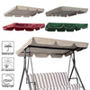 Replacement Canopy For Swing Seat 3 Seater Sizes Garden Hammock Cover Black UK