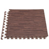 Brown Wood Effect Interlocking Floor Mats Eva Soft Foam Gym Yoga Kids Play Mat