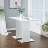 White Wooden Dining Table Kitchen Dining Room Breakfast Bar Table Rectangle Desk