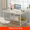 100cm Computer Desk Writing Study Table Office With Shelves Corner Study Home UK