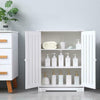 Bathroom Shelf Cabinet Cupboard White Wooden Free Standing Bedroom Storage Unit