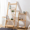 5 Tier Ladder Wall Shelf Bookcase Shelving Unit Wood Storage/Display Stand Home